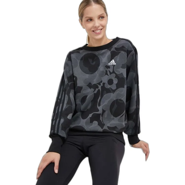 Nike Adidas W Aop Swt Черная Женская