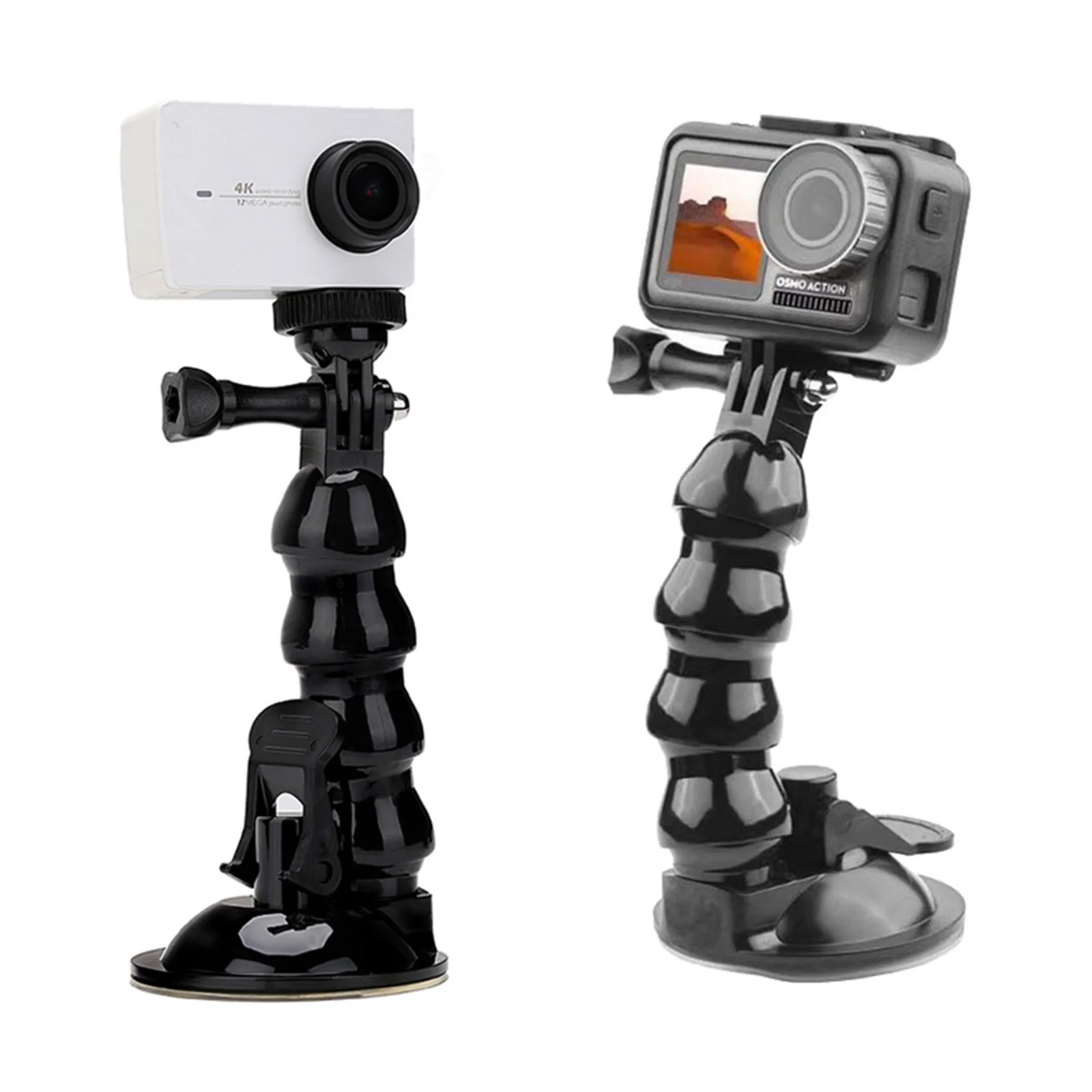 

360 Rotation Car Suction Cup Phone Holder In The Car Window Glass Flexible Bracket Adjustable Snake Mount