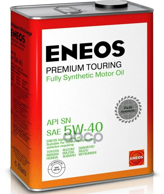 ENEOS Eneos Premium Touring 5w40(4l)_масло Моторн.! Синтapi Sn