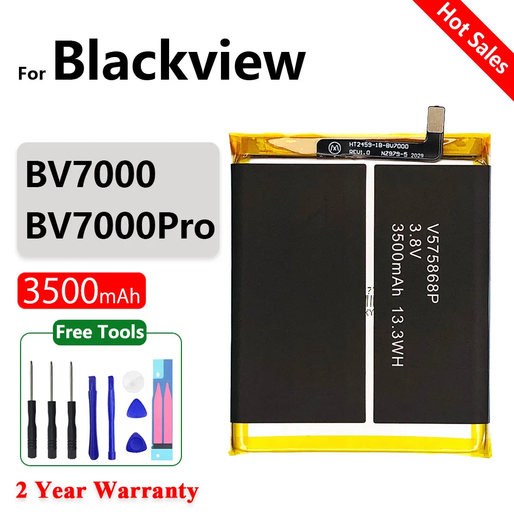 

100% оригинальный новый аккумулятор 3500 мАч для Blackview BV7000 Smart мобильный телефон, литий-ионная батарея для Blackview BV7000 Pro + Бесплатные инструменты