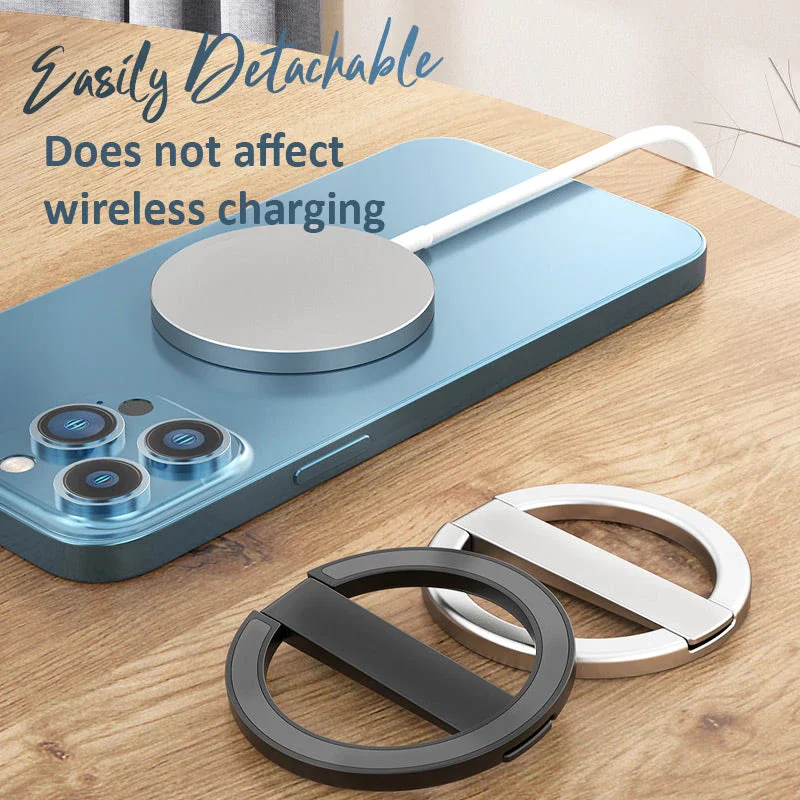 

Magnetic Phone Holder Adjusable Angles Zinc Alloy Lightweight Portable Bracket for iPhones, Andriod phones, Magnetic phone cases