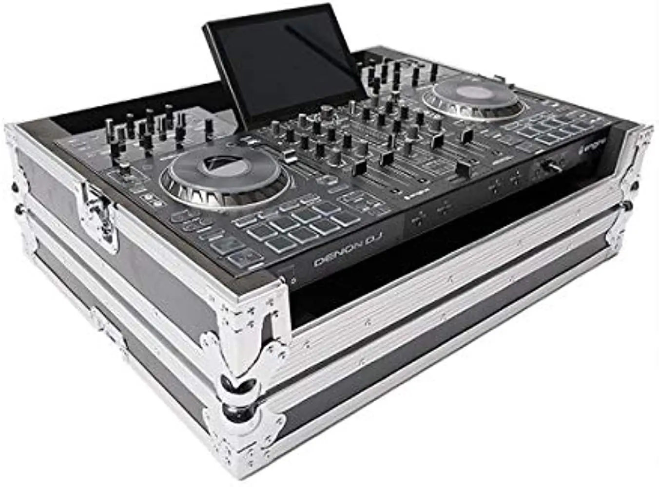 

New/Unused Denon DJ Prime-4 White w/ Flight Case