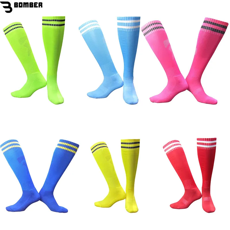 

Высококачественные Профессиональные нескользящие спортивные носки для взрослых и детей, новые футбольные чулки, Компрессионные носки