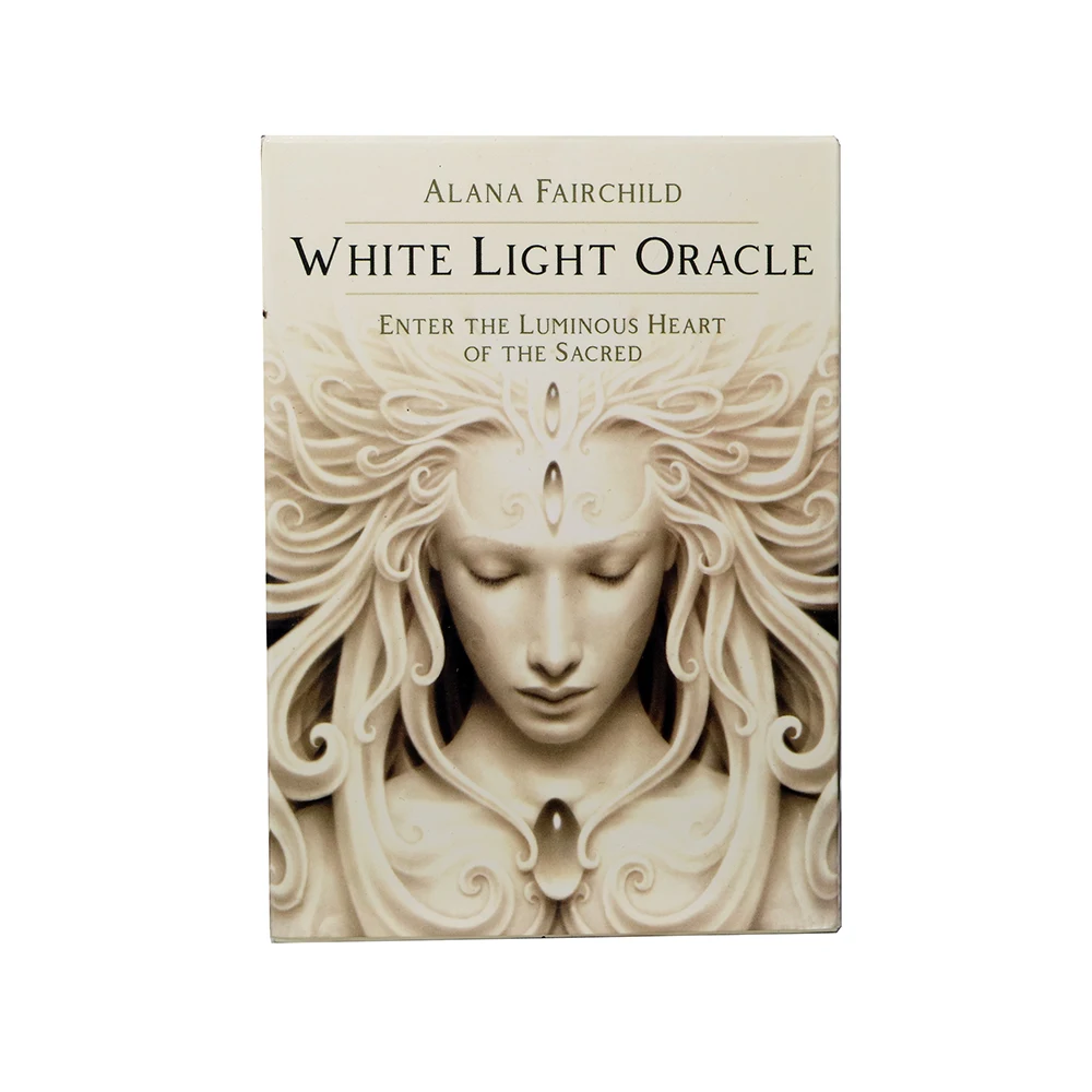 

New Tarot Cards White Light Oracle Board Games Guidance Divination Fate Playing Card Deck Table Game with PDF guidebook