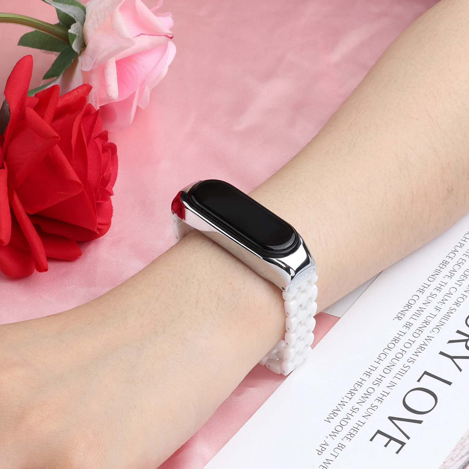 Metal Steel Strap for Xiaomi Mi Band 6 4 Wrist Band Bracelet Replacement for Mi Band 3 5 Stainless Steel correa opaska Wristband