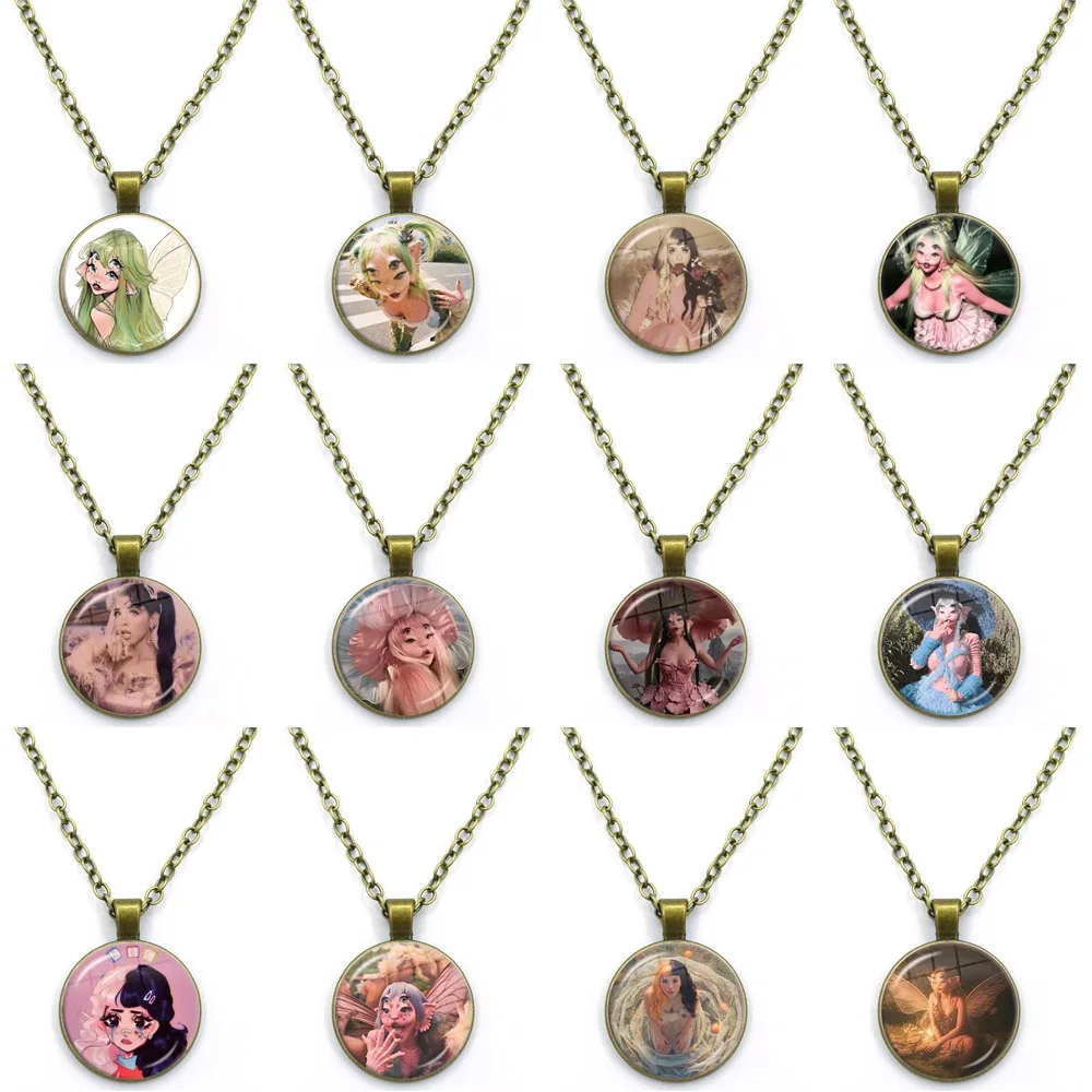 Подвеска в виде Феи мелини Мартинеза Y2K модные ювелирные изделия с кристаллами