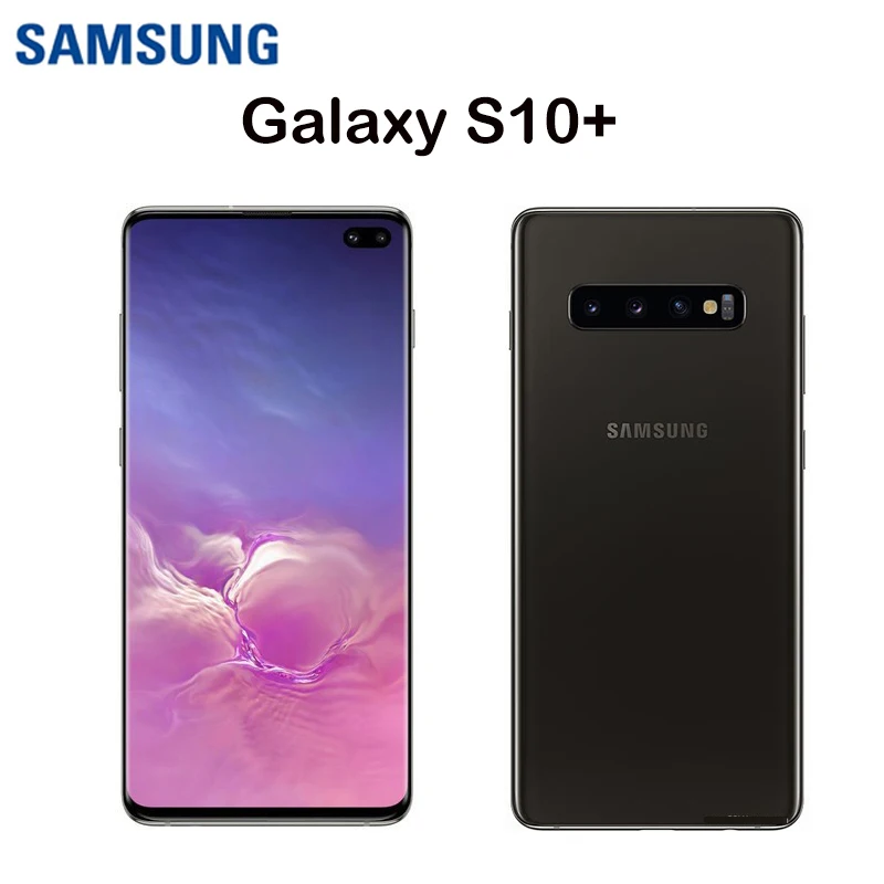 Kup Samsung Galaxy S10 + G975F/DS 6.4 Cala 8GB RAM 128GB ROM Odblokowany Telefon Komórkowy 16mp NFC Dual SIM Android Smartphone Wersja Globalna