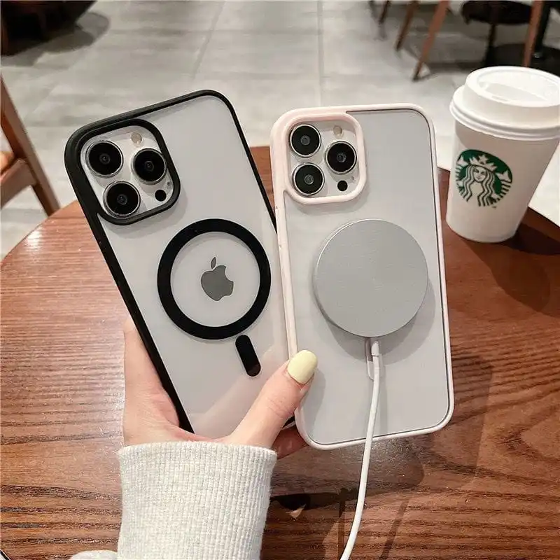 

Magsafe case for wireless charger iPhone 11 12 13 14 Pro Max