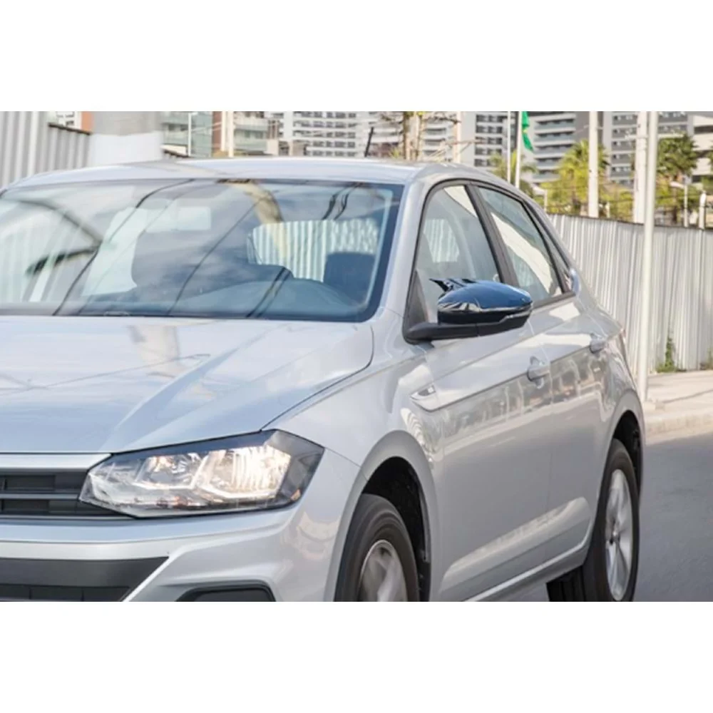 

Чехол для зеркала Volkswagen Polo Mk6 2018-2021 Bat Style, автомобильные аксессуары, чехол для зеркала заднего вида, 2 шт., защитные экраны