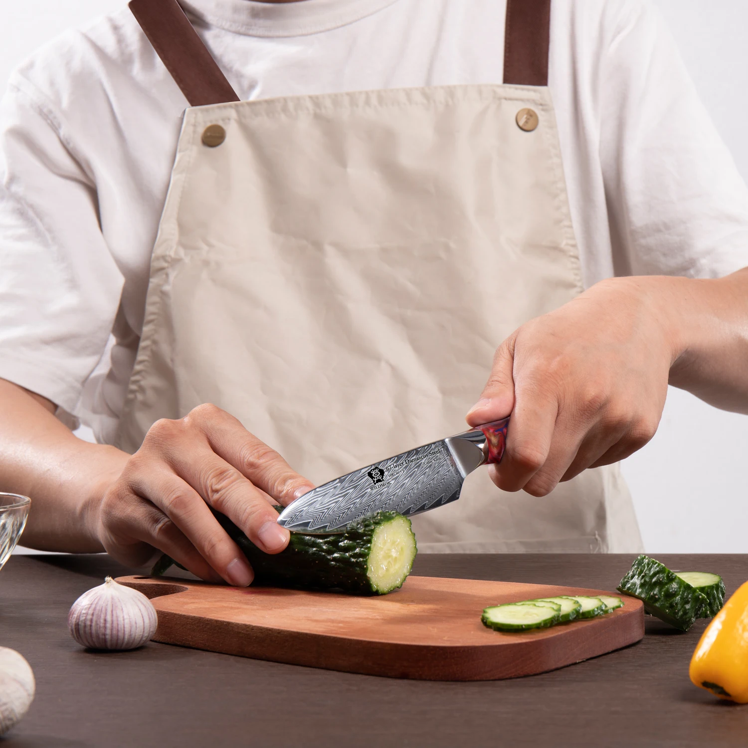 WILDMOK искусственный 5 дюймов супер острый универсальный нож для нарезки