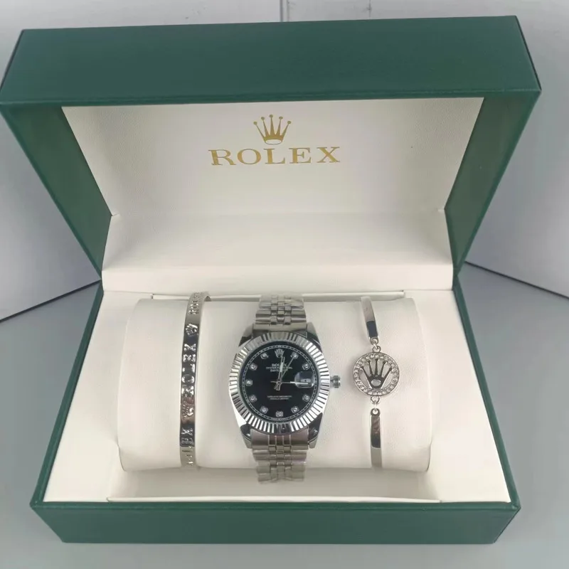 Rolex стиль часы мода простой ретро роскошь отдых элегантность мужчины и женщины
