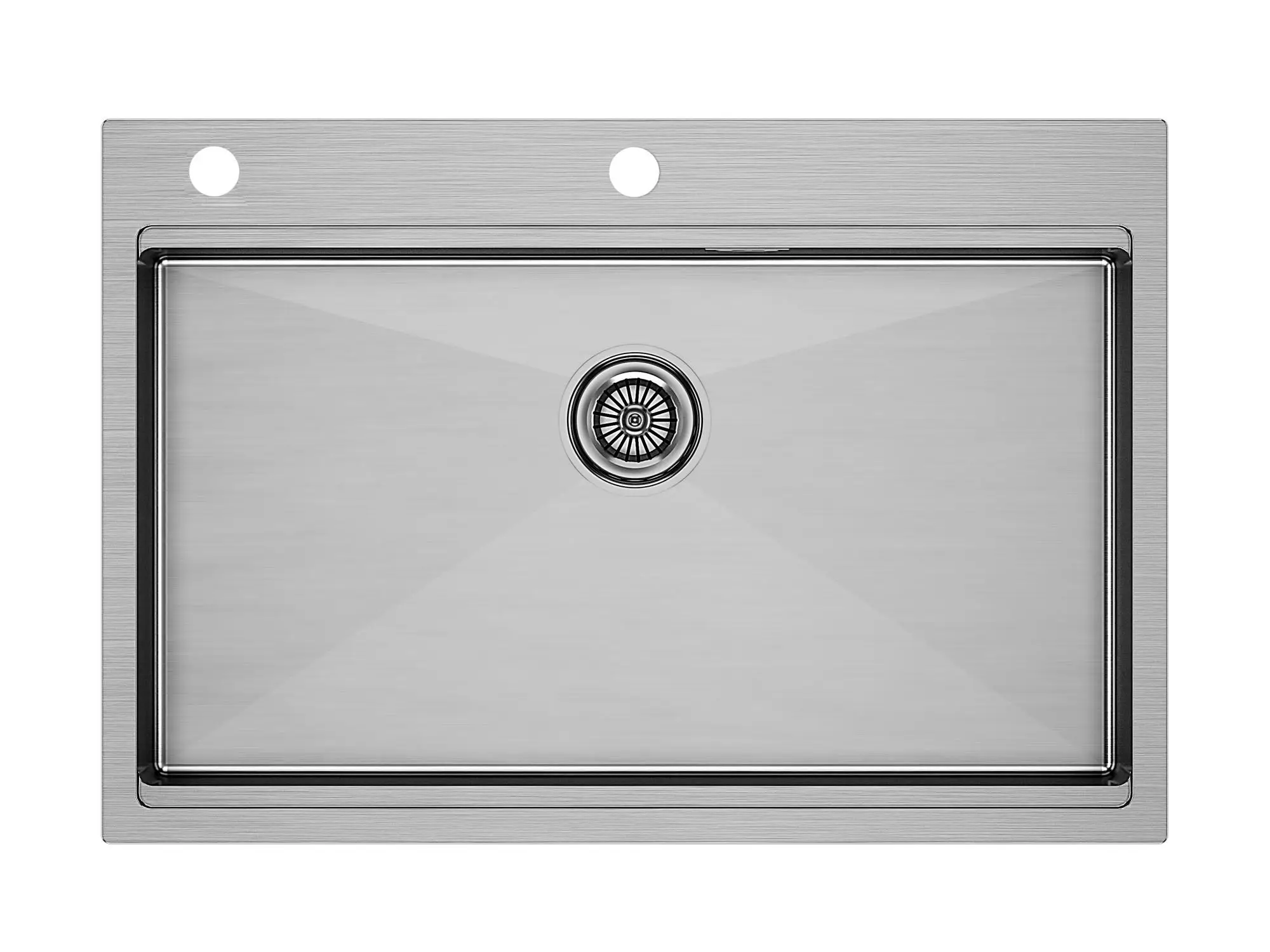 Мойка для кухни нержавеющая Paulmark VAST-PRO PM707551-BS брашированная сталь