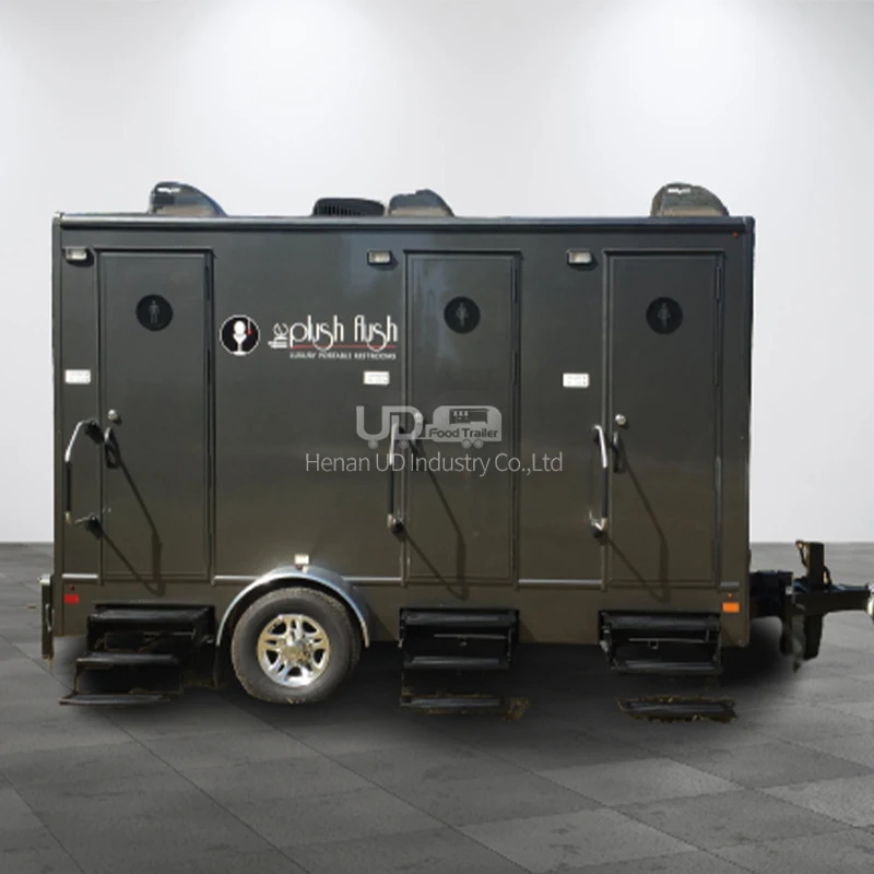 

Portable Washroom Mobile Vip Restroom Trailer Portable Toilets Cabin One Stall Restroom Trailer with Extendable