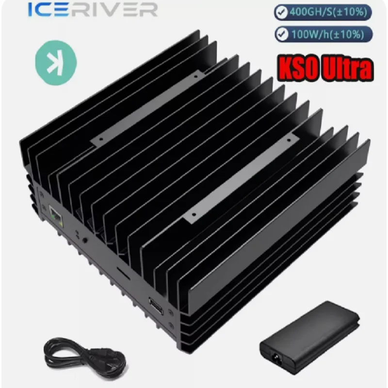 Промо-предложение Купите 2 получите 1 бесплатно IceRiver KS0 Ultra KAS Asic Miner 400G 100W Kaspa с