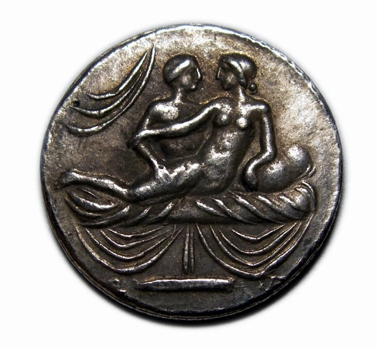 Antique coin IIII sex antique silver copy of a set 16 item No. 17-3518 | Non-currency Coins