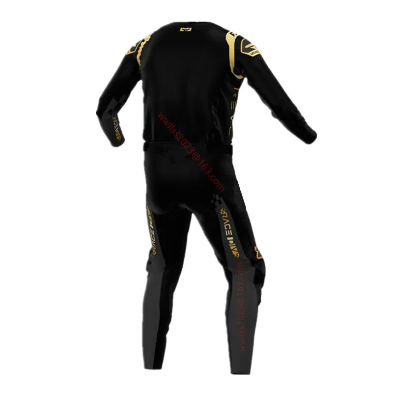 

Jersey Print 2023 SHIFT REVO Motocross Combo Blue Off Road Jersey Set Motorcycle Clothing Breathable MX Gp Dirt Bike Gear Set