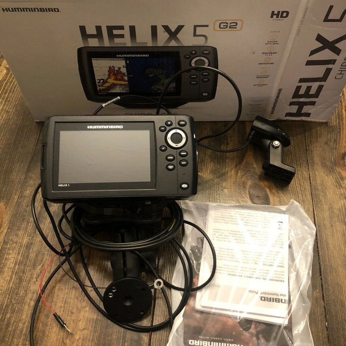 

Аутентичное горячее качество humminbird helix 5 g2 w/rammount