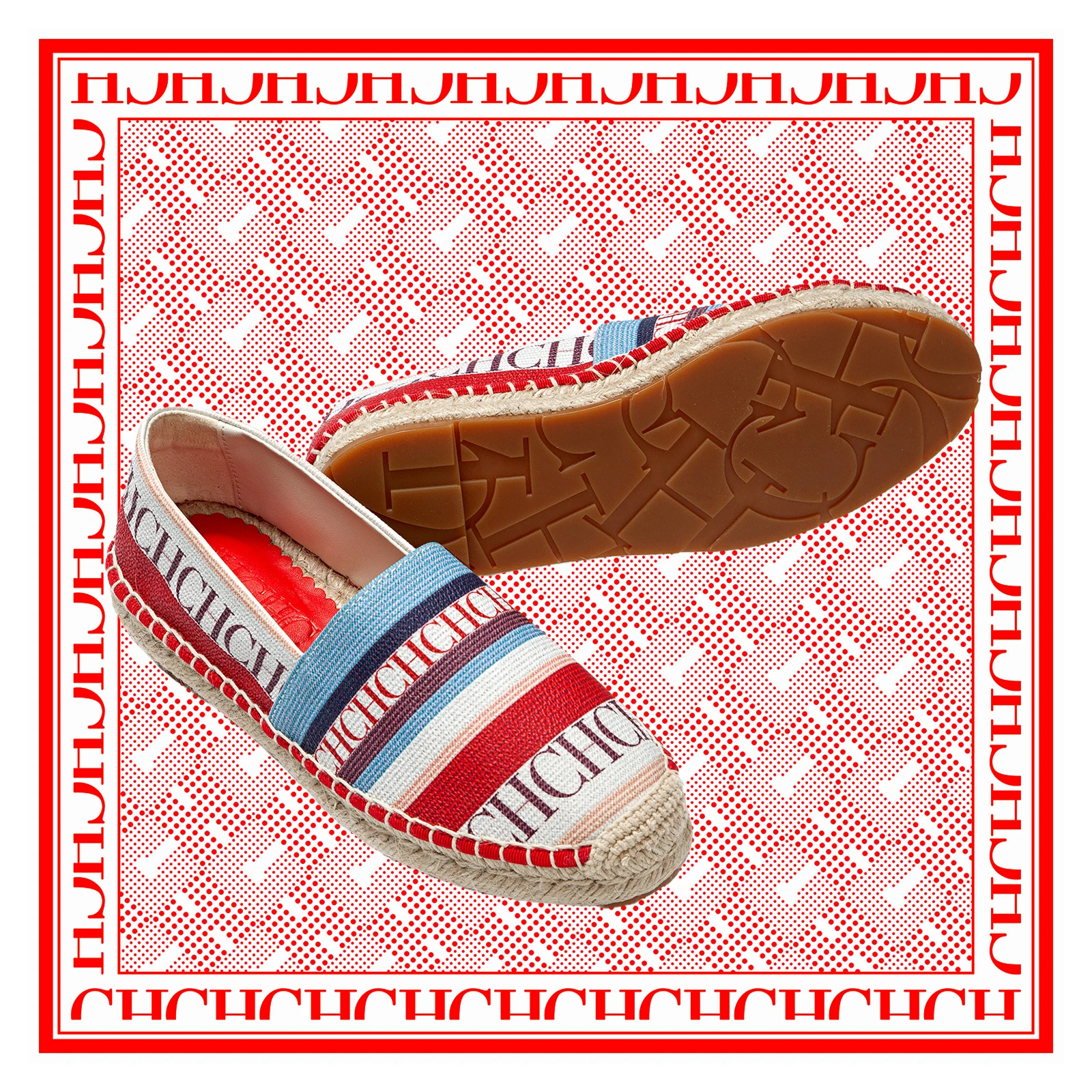 CHHC Женские Эспадрильи На Плоской Подошве Удобная Повседневная Парусиновая Обувь