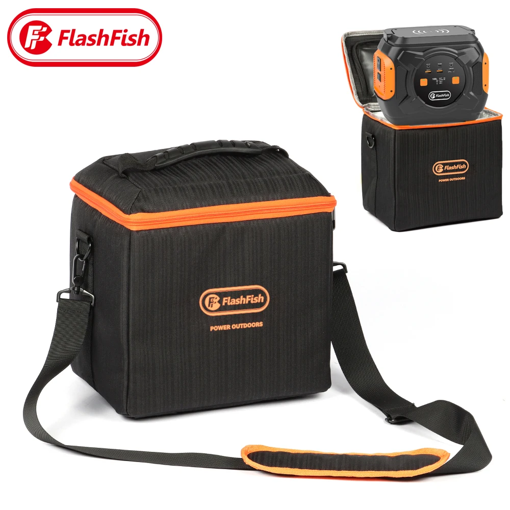 

Flashfish Premium EVA Carrying Case Bag for UA550 A301 E200 A101 Portable Power Station Solar Generator Battery Protect Outdoor