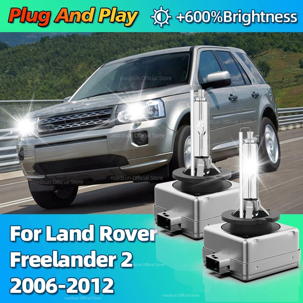 35 Вт ксеноновая лампа HID 6000K 10000LM яркая для Land Rover Freelander 2 2006 2007 2008 2009 2010 2011 2012