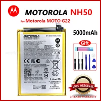 100 original motorola nh50 rechargeable battery for motorola moto g22 456590 smart phone 5000mah batteria batteriesfree tools