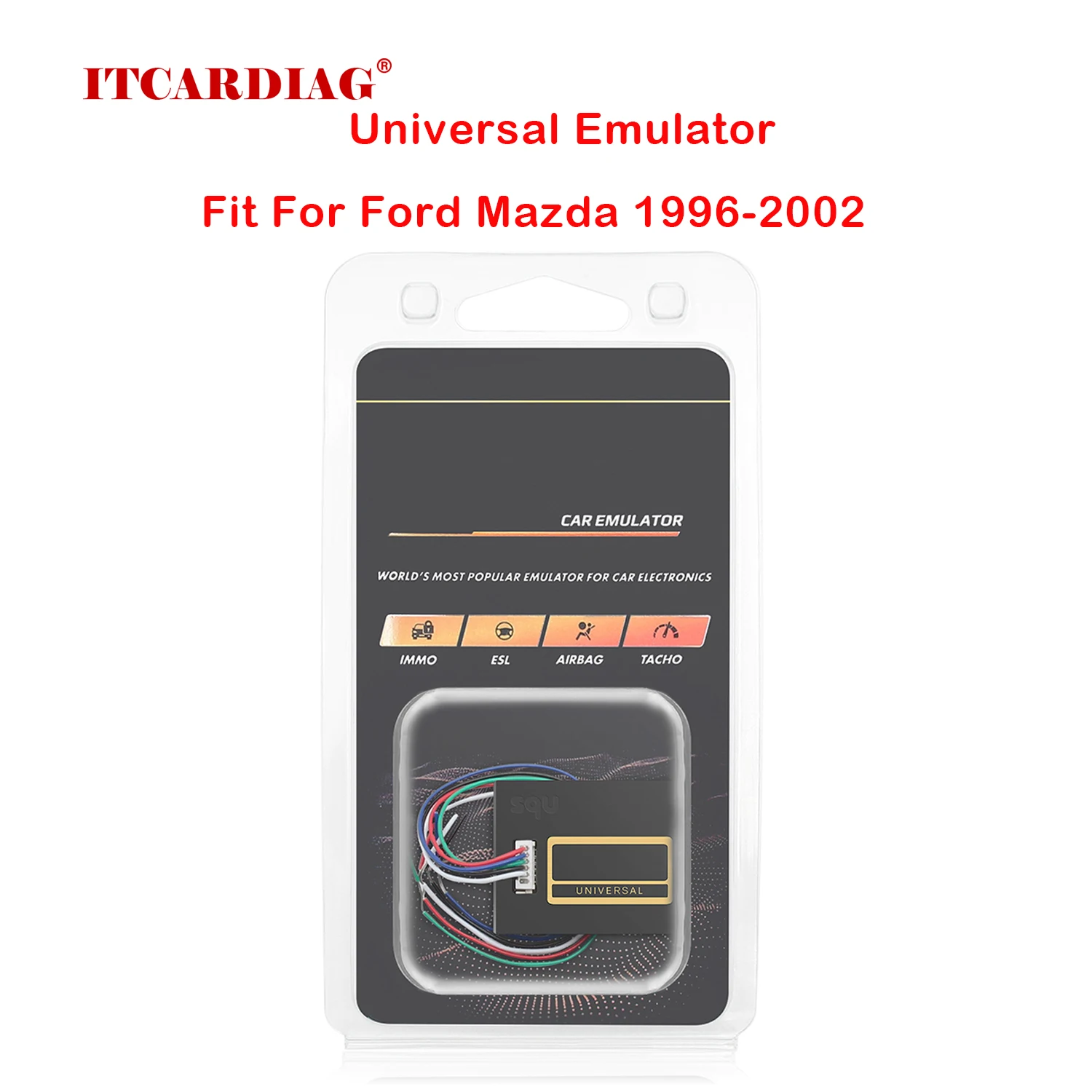 

Universal Car Immo Off SQU Emulator Fit For Ford Mazda 1996-2002 with PATS Module and 4C Key Transponder Immobilizer Programmer