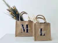 personalized jute bag for mom mothers day bridesmaid beach bags tote bag junior bag jute tote bag bride bag custom beach bags