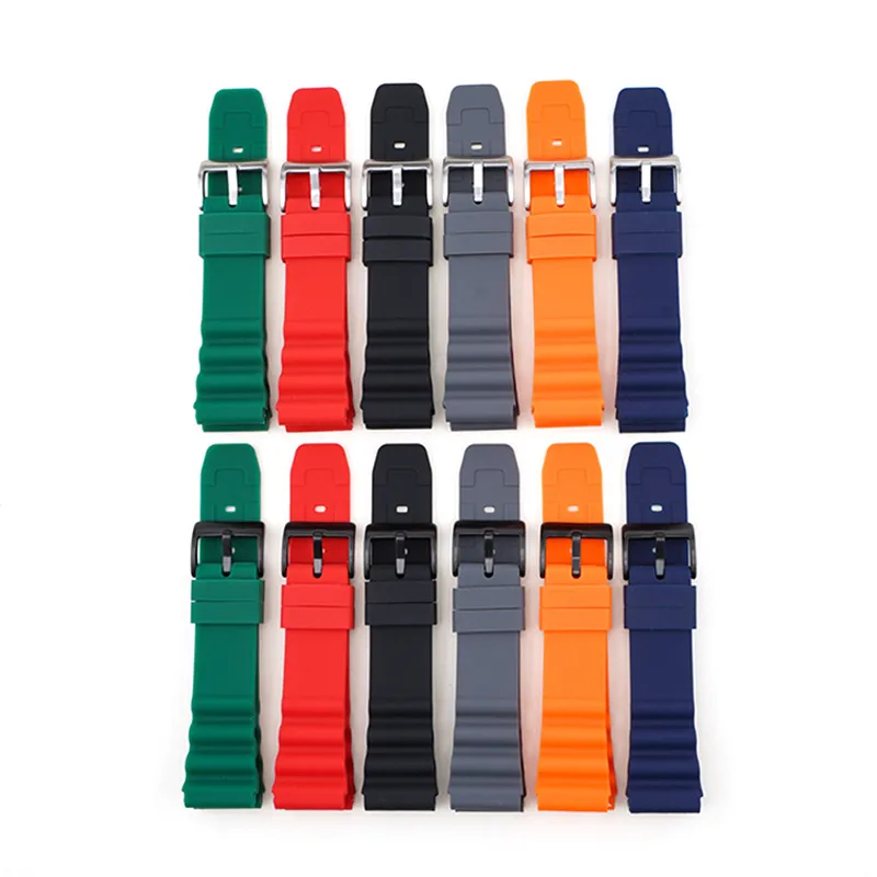 

For Seiko SKX007 SRP777J1 20mm 22mm Silicone Diving Watch Strap Men Sport Waterproof Wrist Band Bracelet Watchband Accessories