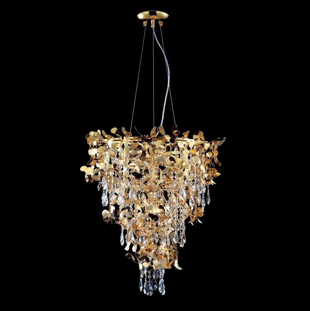 Светильник подвесной ROMEO SP10 GOLD D600 Crystal Lux