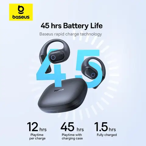 Наушники-вкладыши Baseus Eli 10i Fit Open-Ear TWS