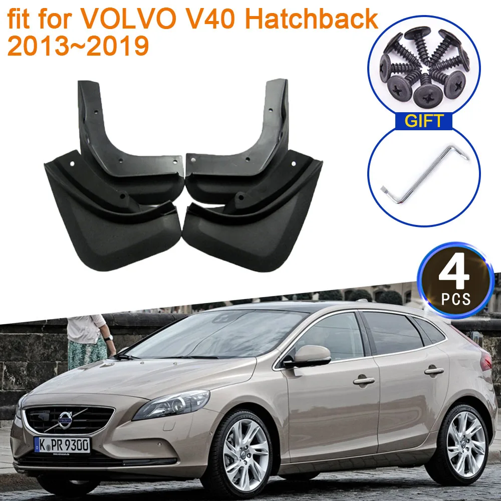 

for VOLVO V40 Hatchback 2013 2014 2015 2016 2017 2018 2019 Mud Flaps Mudguards Splash Fender Guard Front Rear Wheels Accessories