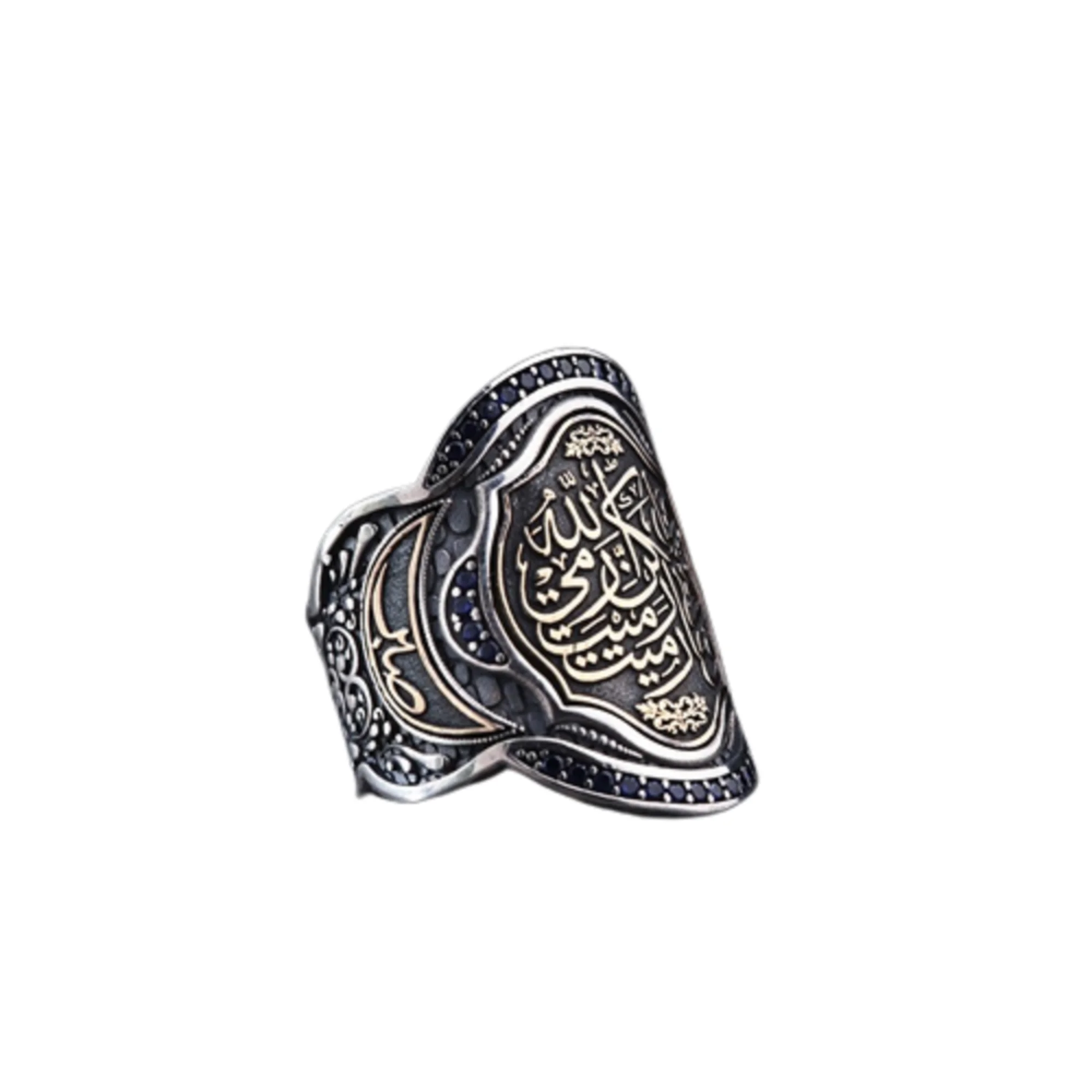 Archer Thumb Zihgir Ring Islamic Gifts For Him Archery ornament Personalized Islamic For Hem Male Silver Men Gifts Muslim