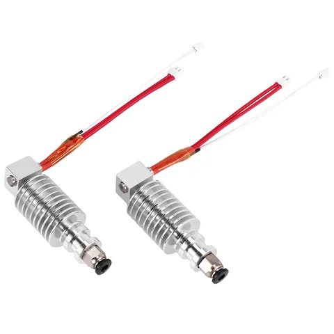 2шт Прочный экструдер Hotend с головкой V5 J Горячие детали для 3D-принтера диаметром 0,4 мм для Anycubic I3 Mega 3D-принтер с нитью накала 1,75 мм