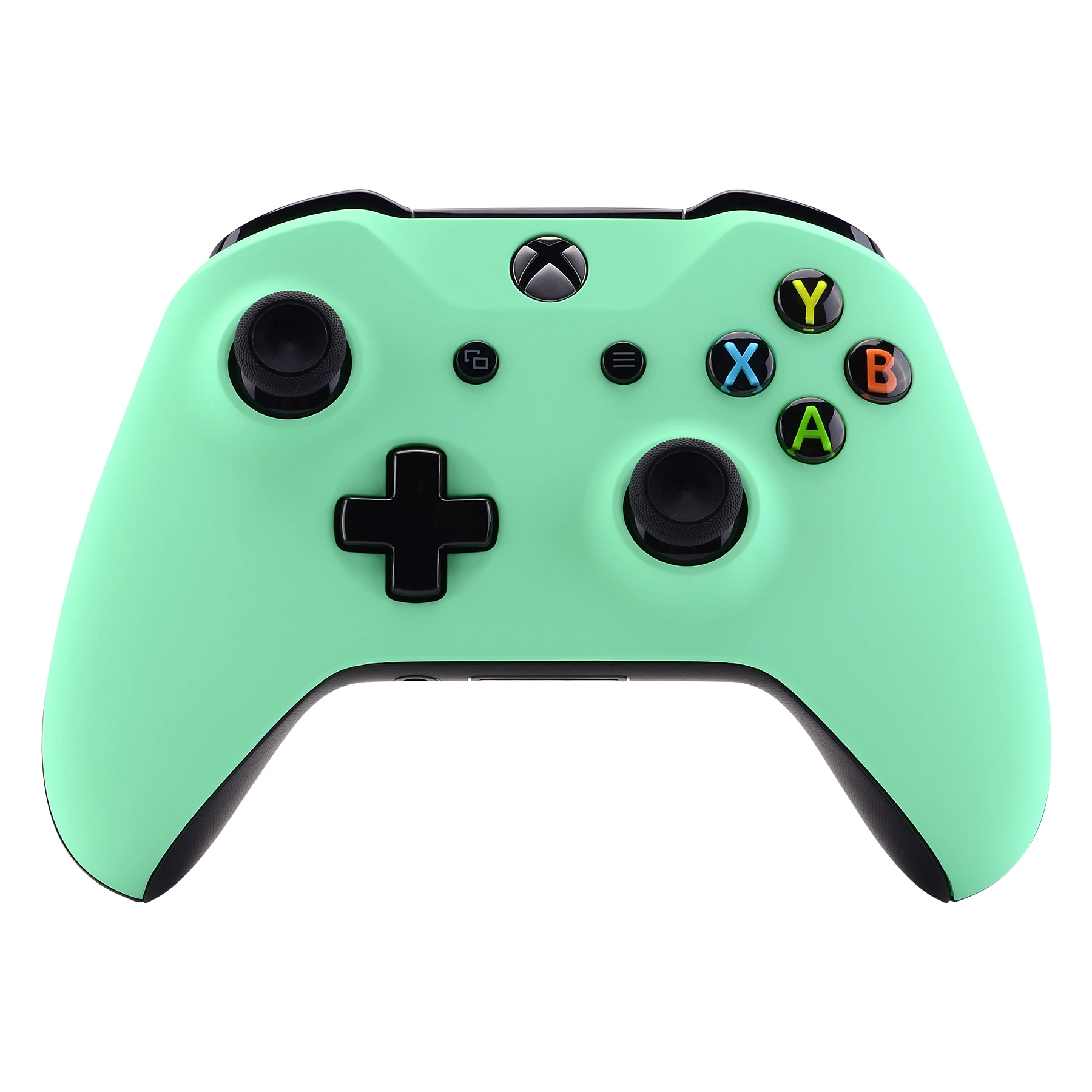 

eXtremeRate Mint Green Soft Touch Top Housing Shell Faceplate Replacement Kit for Xbox One S / X Game Controller (1708)