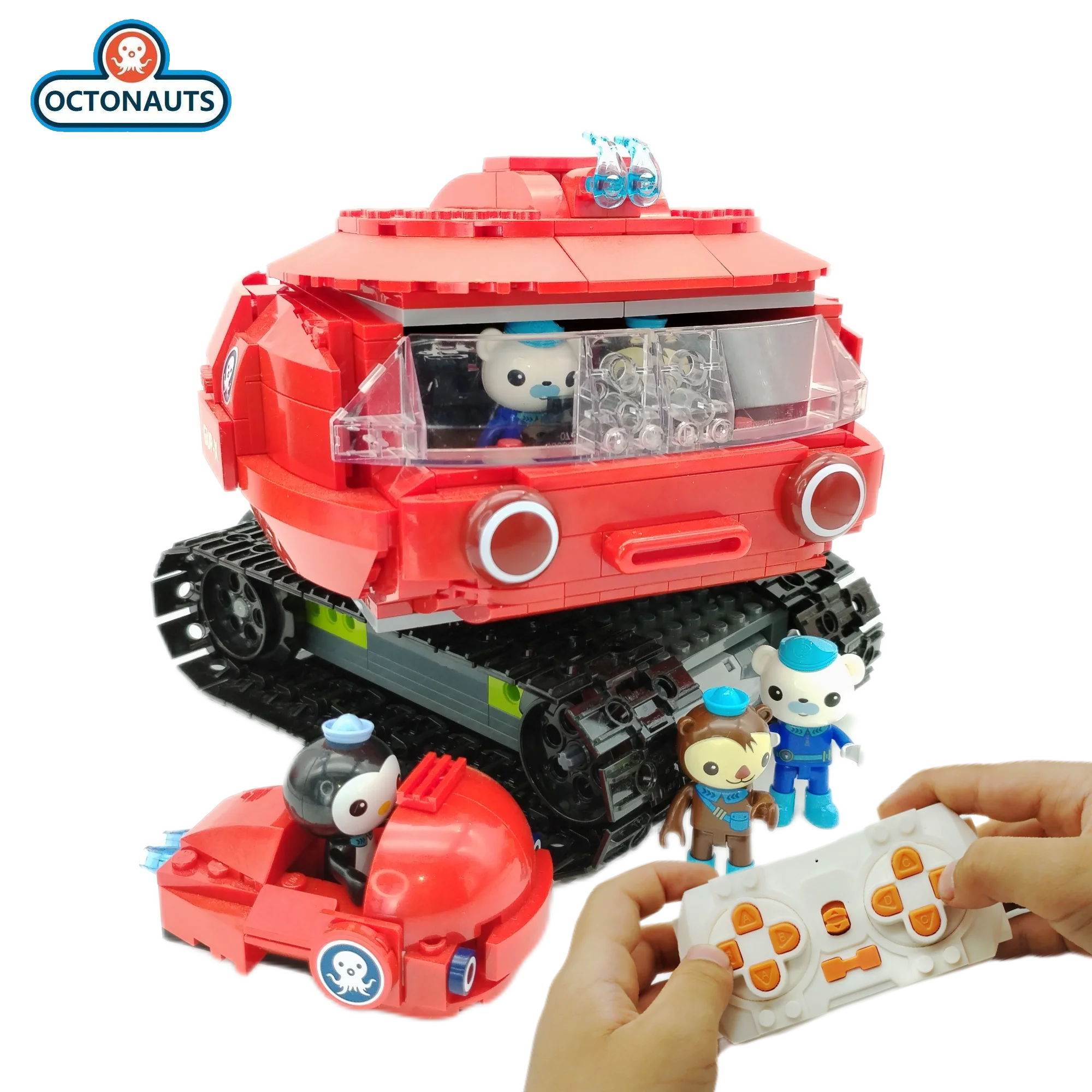 

Оригинальные строительные блоки Octonauts GUP, строительные блоки, мотор с силовыми функциями, технические детали, DIY техническая модель, детские игрушки