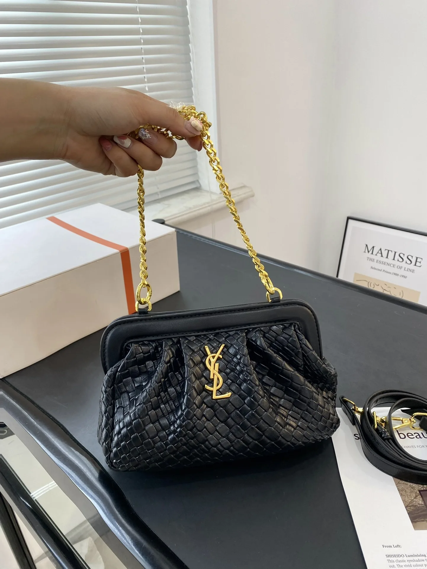 Сумка в стиле ретро от Saint Laurent 1:1 Новая облачная сумка через плечо модная женская