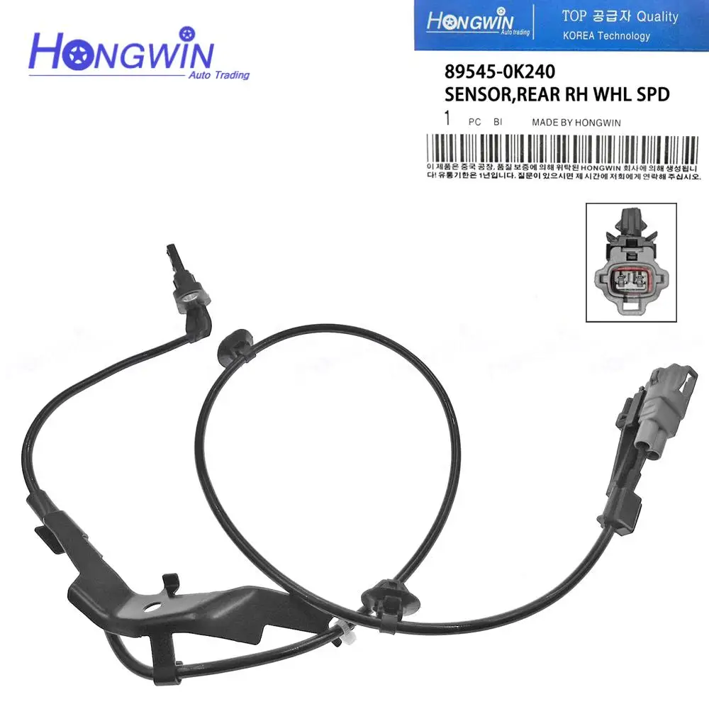 

Передний Задний правый левый датчик скорости ABS 89545-0K240 89542-0K060 89543-0K060 для Toyota Fortuner Hilux Viii Pickup 2,4 2.8 2015-22