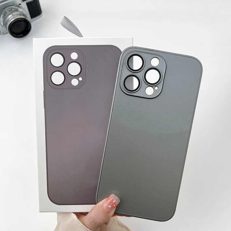 Оригинальный силиконовый чехол для телефона AG из матового стекла iPhone 16 15 14 13 12 Pro