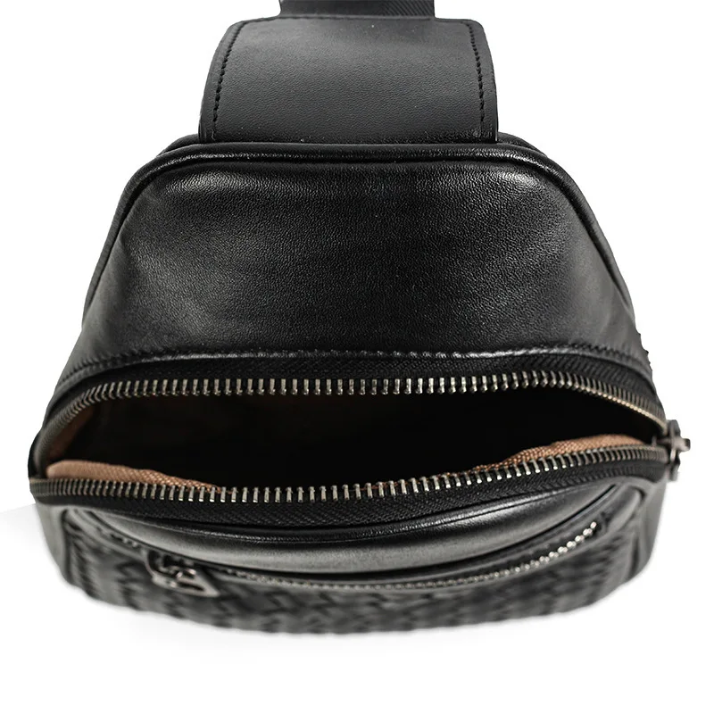 Новая НагрудНая Из Плетеной ВолоВьей Кожи Через Плечо Для Деловых Поездок Модная