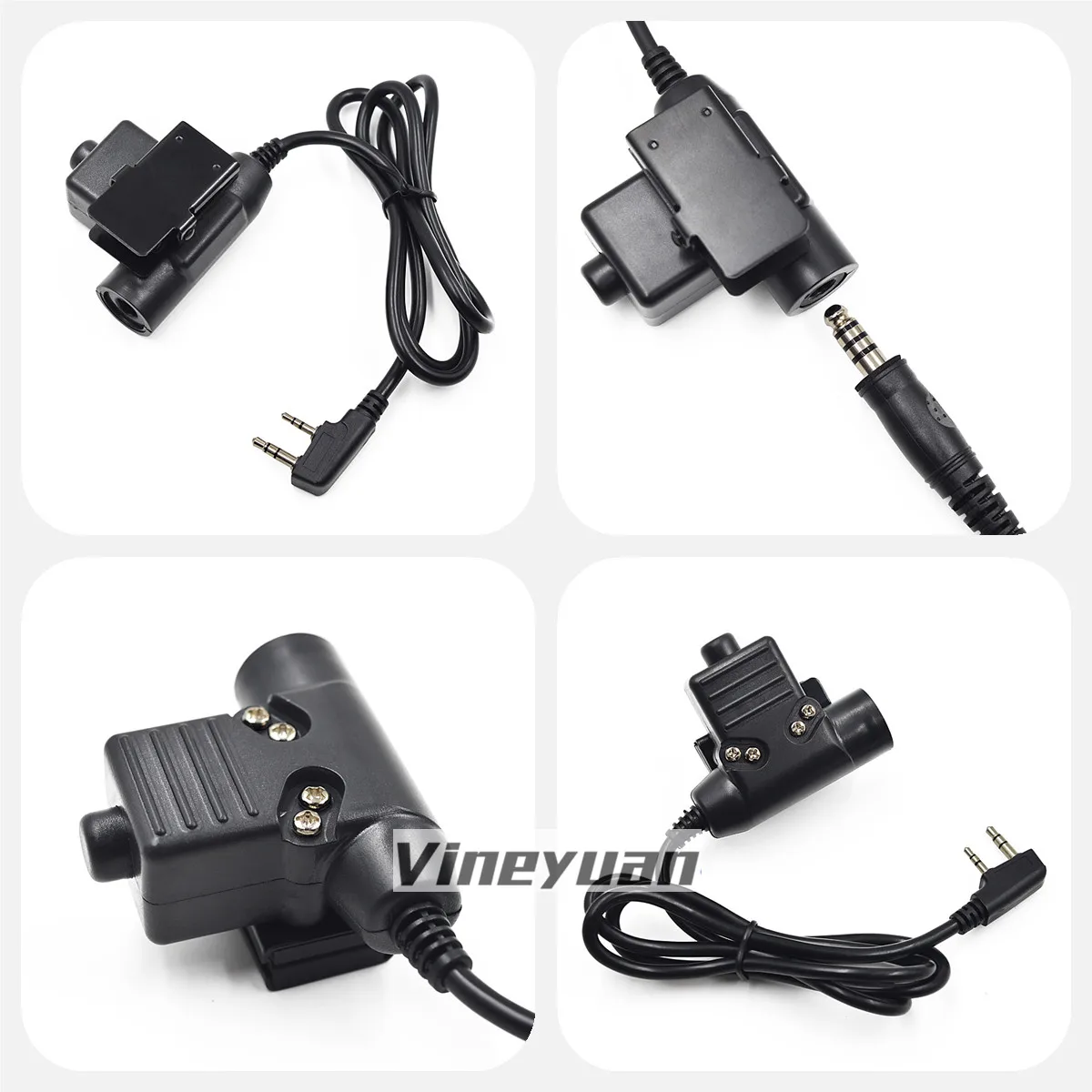 Tactical Bowman Elite II Headset Earpiece U94 PTT for Kenwood TK2107 Baofeng UV-5R BF-888S UV 6R Portable Radio Walkie Talkie