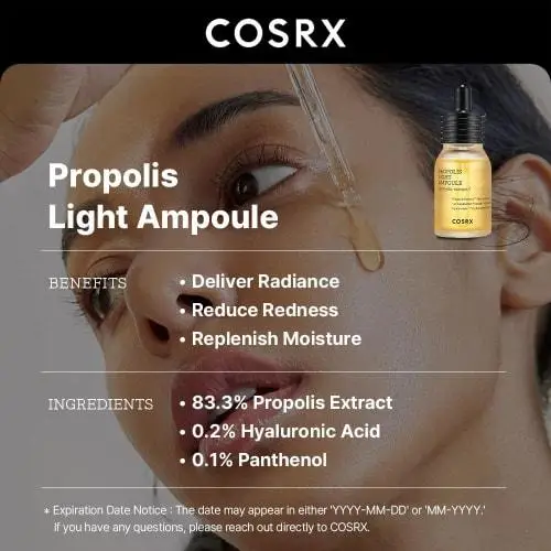COSRX Full Fit Propolis Light Ampule 30 мл / 1 01 жидких унции/Легкая ампула с прополисом (продукт
