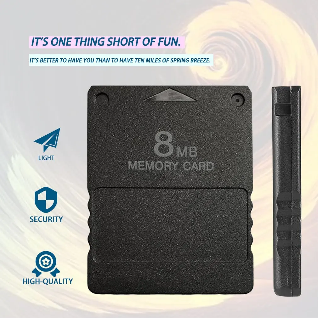 

For PS2 8MB/16MB/32MB/64MB/128MB/256MB Memory Card Memory Expansion Cards for Sony Playstation 2 PS2 Black Memory Card