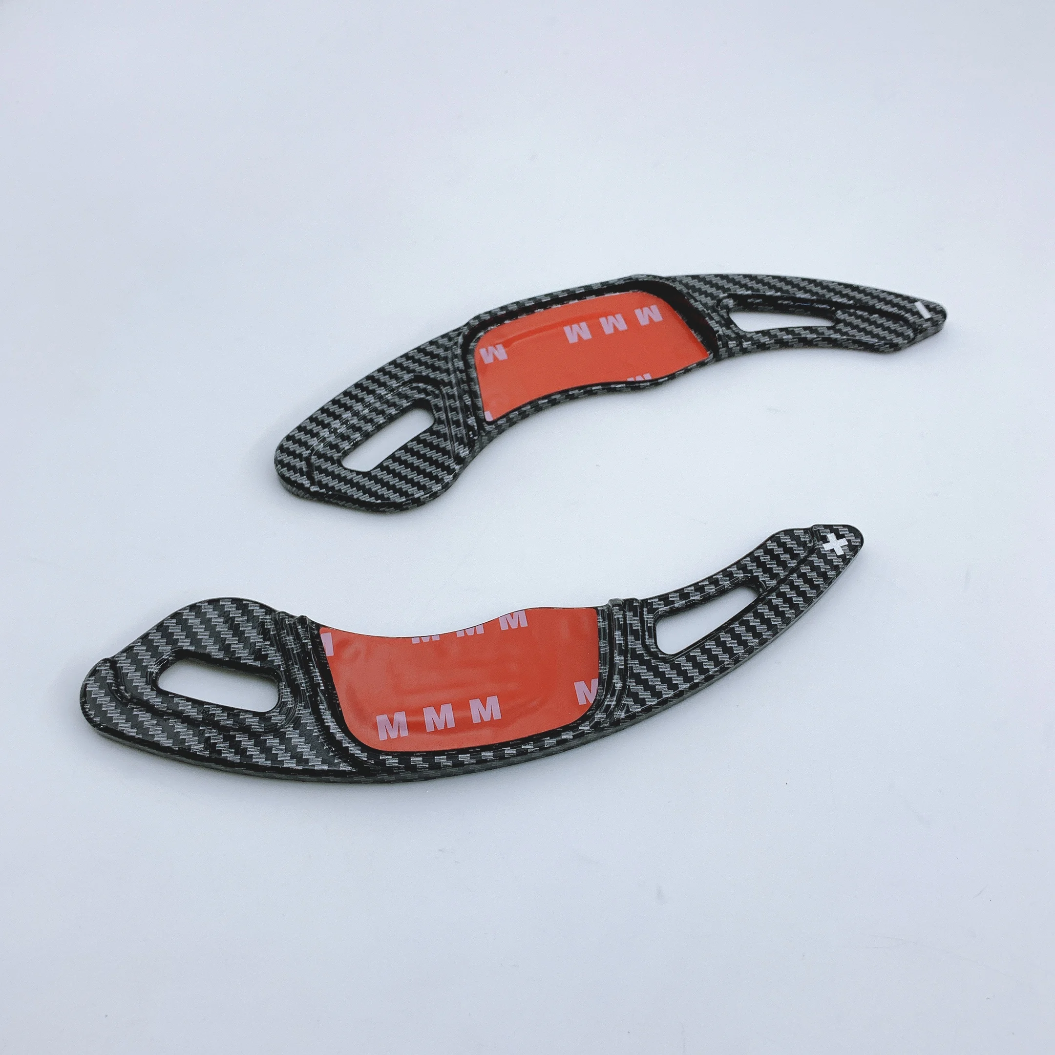 Автомобильное рулевое колесо весло из углеродного волокна для Volkswagen VW Polo Virtus MK6 AW