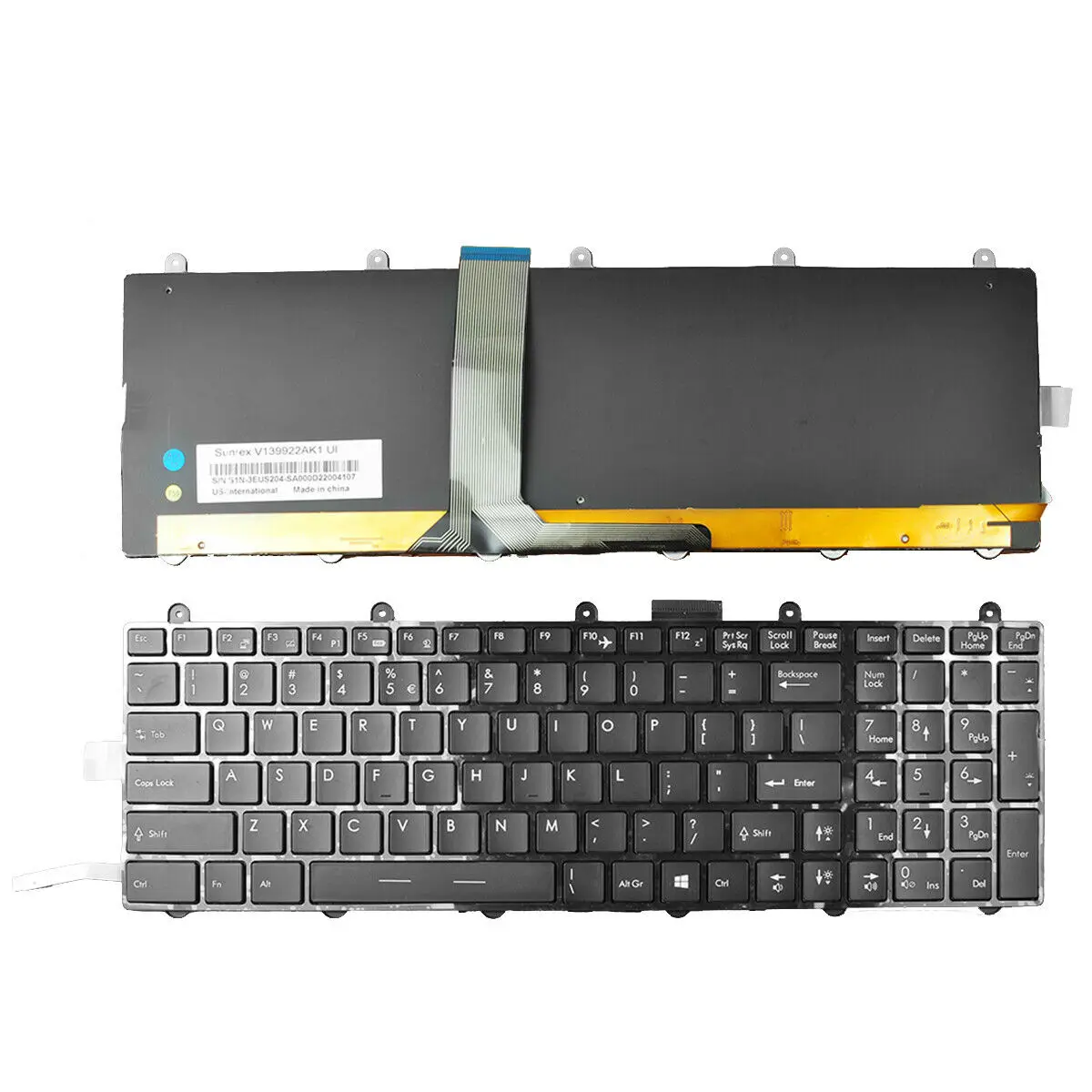 

New Keyboard for MSI GT60 GT70 GT780 GT783 GX780(Full Colorful Backlit) US