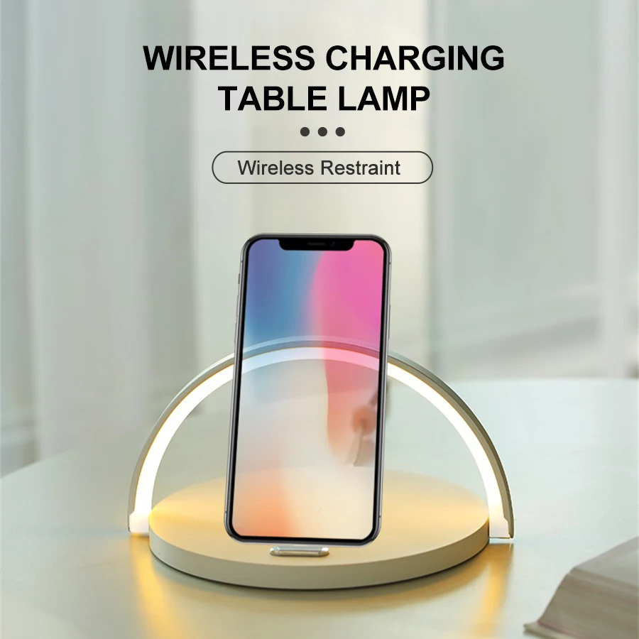 

S21 Wireless charger desk lamp mobile phone wireless charger with bracket home desktop mobile phone wireless 10W fast charge