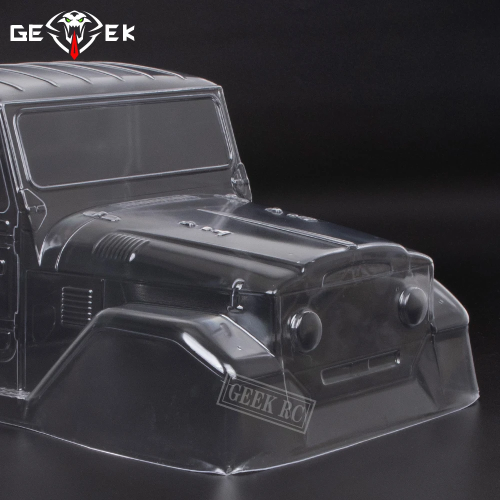 1/10 Dodge Power Wagon Cab PC прозрачный корпус для RC Crawler Axial SCX10 Traxxas TRX4 YIKONG 4102 RGT 86100 Redcat GEN8 |