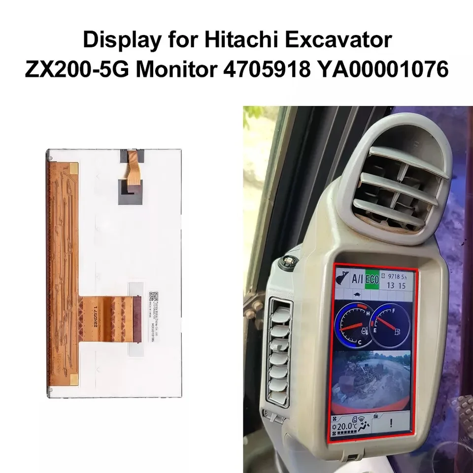 Дисплей для экскаватора Hitachi ZX200-5 ZX210-5 Monitor 4705918 YA00001076