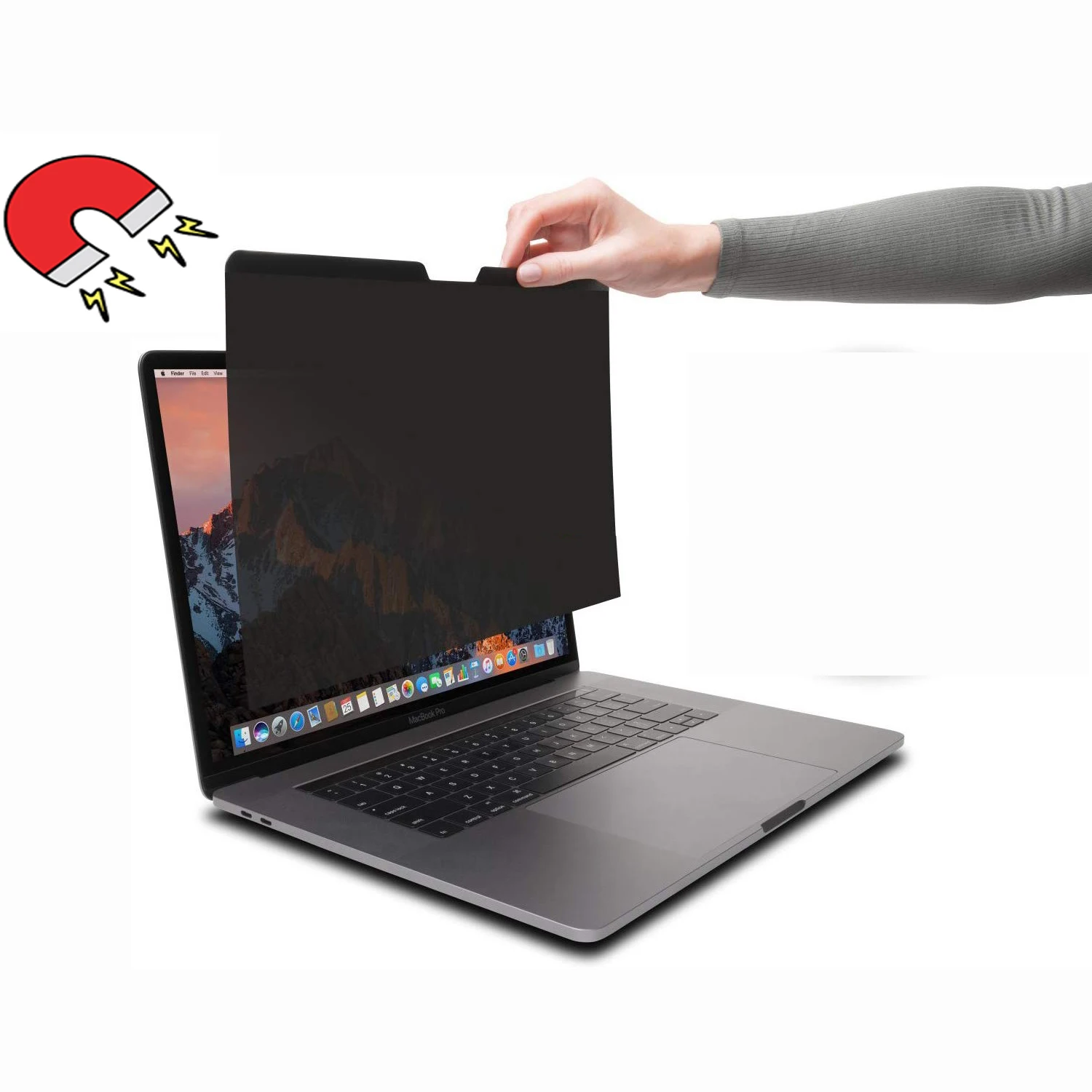 Magnetic Privacy Screen Filter for MacBook Air 13 inch Mid 2022-Current,M2 Easy On/Off Anti-Blue Light Screen Protector