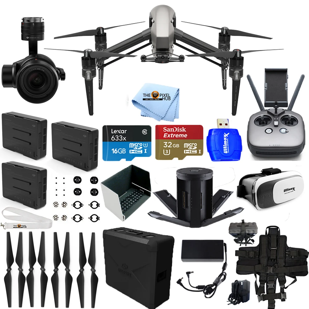 

100% Best Quality Buy 2 Get 1 Free WHOLE FULL IN DJI Inspire 2 Premium Combo Dr0ne X5S three bundle package