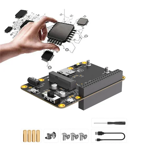 Плата расширения Mini PCI-E WWAN для Raspberry Pi 3G/4G и LTE Base HAT для Samsung ARTIK/Rock64